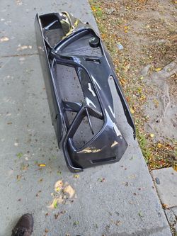 Alpha romeo front cabon fiber bumper which lip