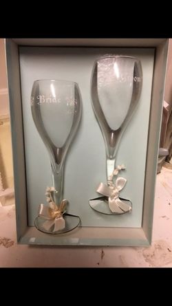 Bride & groom glasses