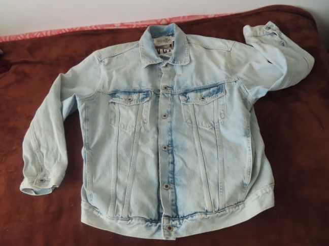 Levi's Silvertab Denim Jacket Men's Size 2XL Blue Button Front Jean Jacket