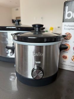 Brand New BELLA PRO 6QT & 2QT Slow Cooker Duo – Never Used