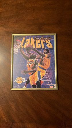 Vintage Kobe Shaq Framed Picture