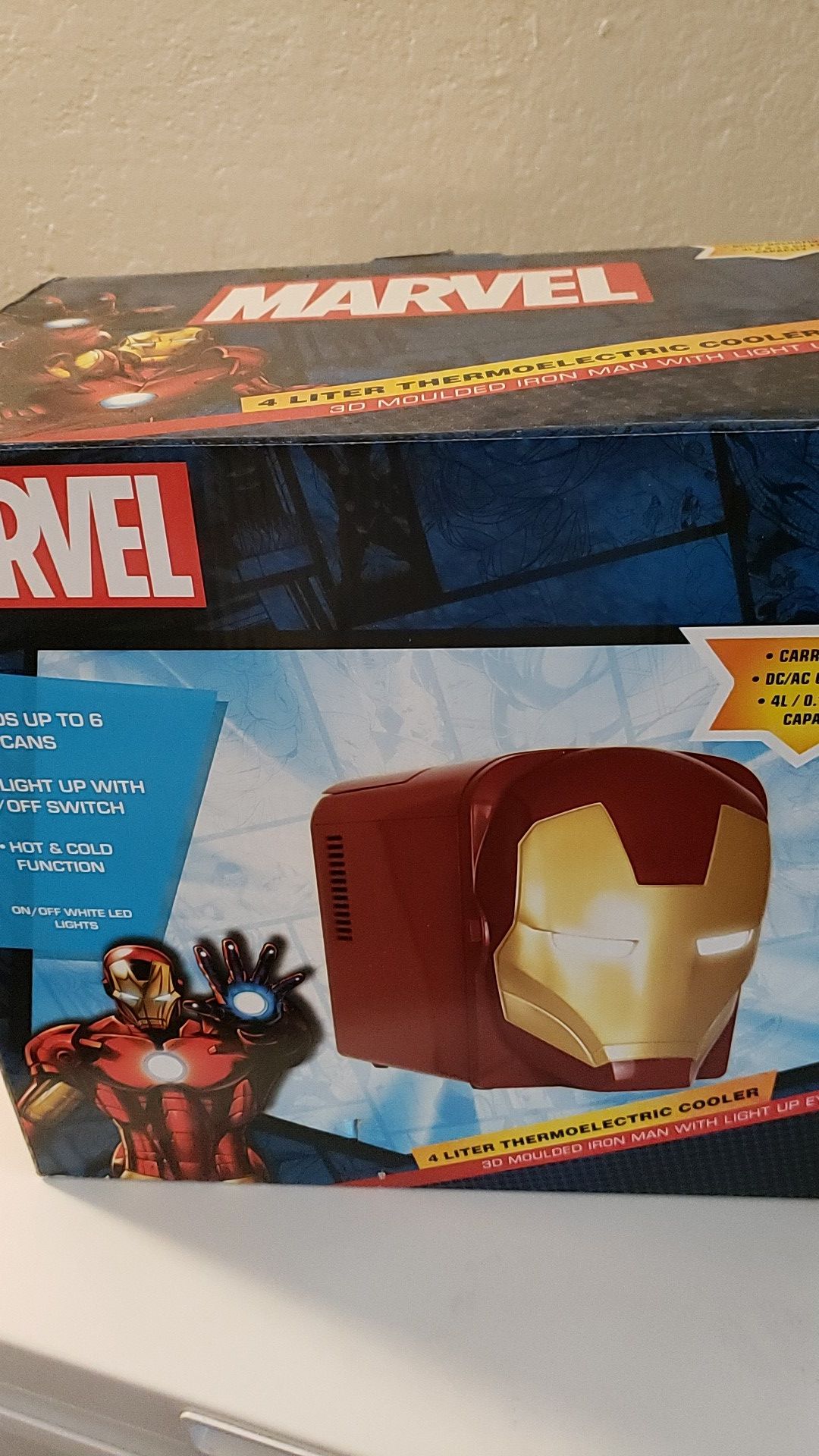 Iron man mini fridge