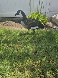 Goose Decoy Yard Art Landscape Lawn Ornament Decoration 