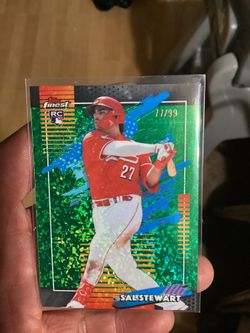 Sal Stewart 2026 Topps Finest green /99 rookie card
