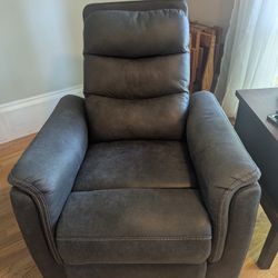 Blue Rocker Recliner 