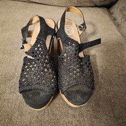 Womens Crocheted Wedges