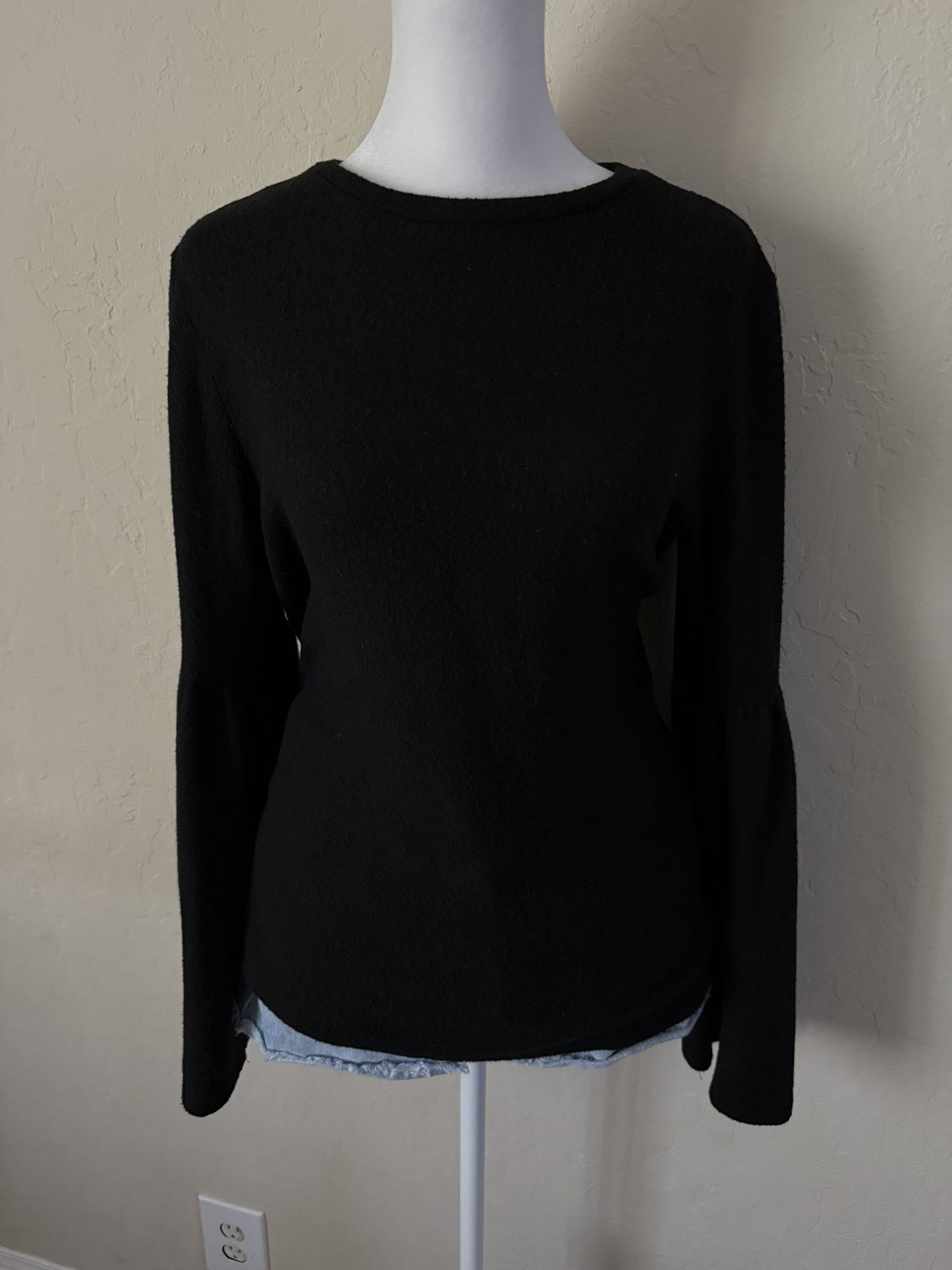 Black Zara Long Sleeve Sweatshirt