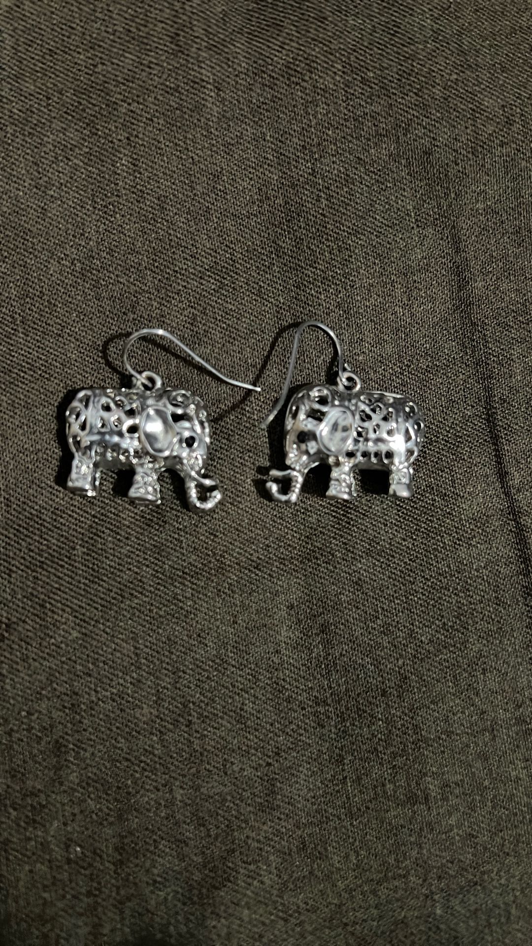 Earrings Cute Elephants