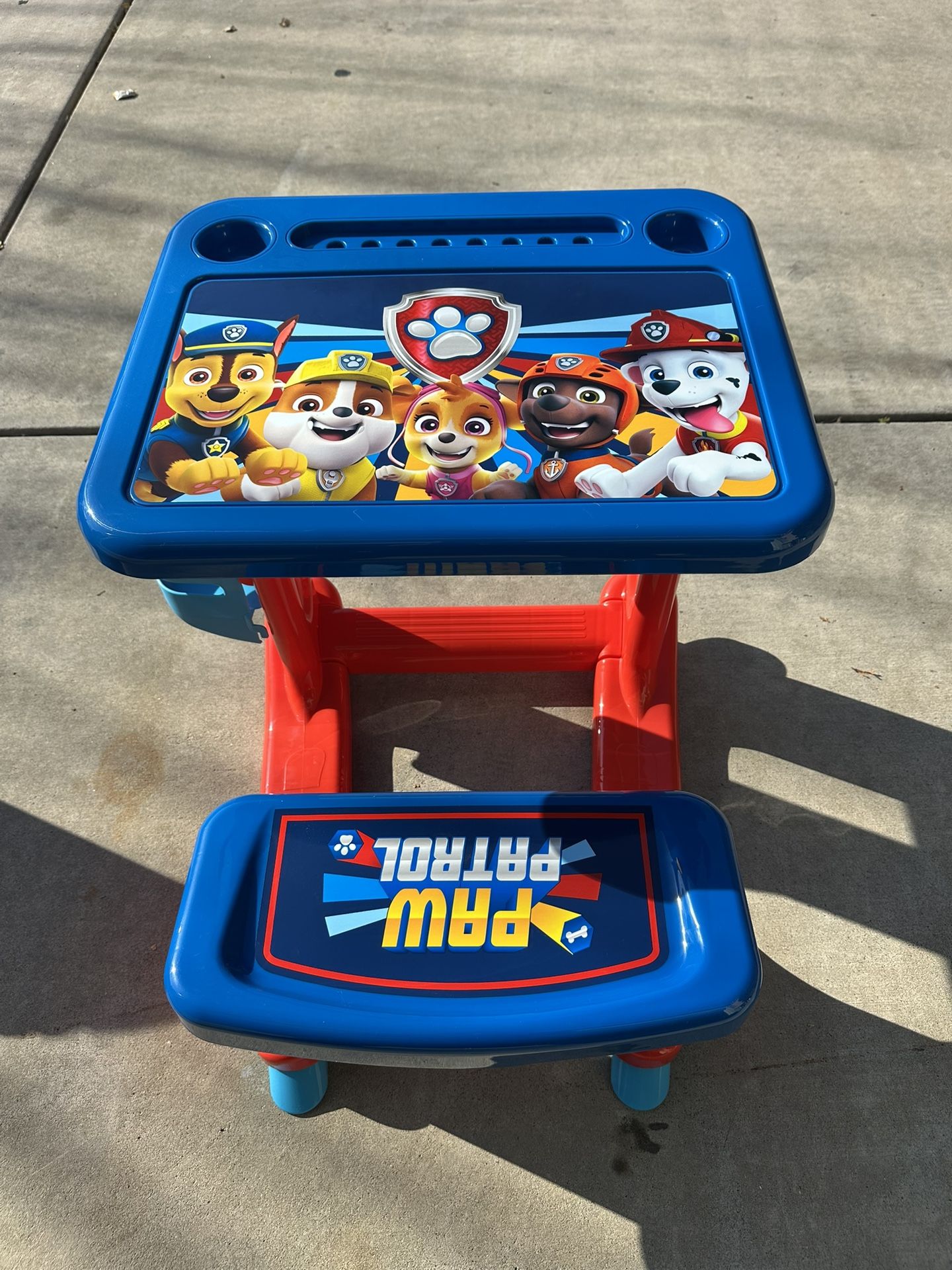 Paw Patrol Draw And Play Desk