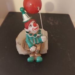 1984 Ron Lee Clown With Balloon. Signed And Dated.