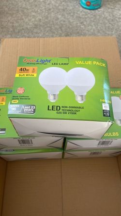 OptoLight G25 LED Bulbs 2-Pack Soft White