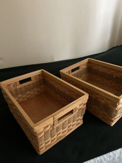 Wicker Baskets (set of 2)