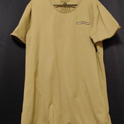 Muscle Nation T-Shirt Men Olive Green XL  Short Sleeve Casual Gym Shirt