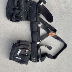 Construction Tool Bags With Support Suspenders Used