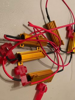 LED Load Resistors 50W with Wiring Harness