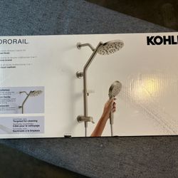Kohler Prone 3-in-1 Multifunction Shower Head we with PowerSweep. New In Box 