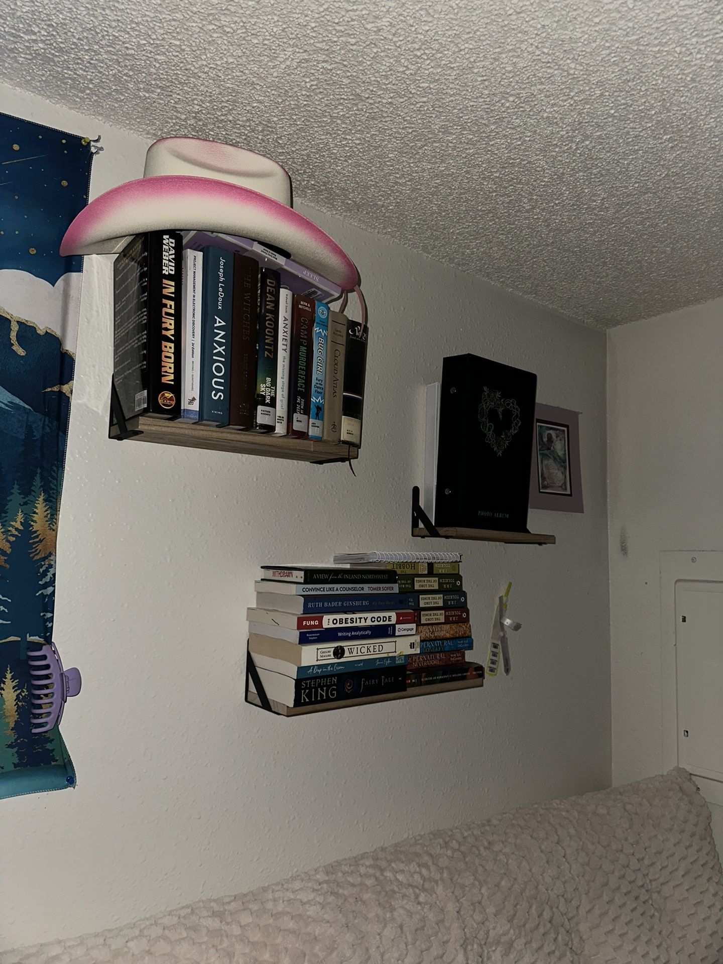 Six Floating Shelves