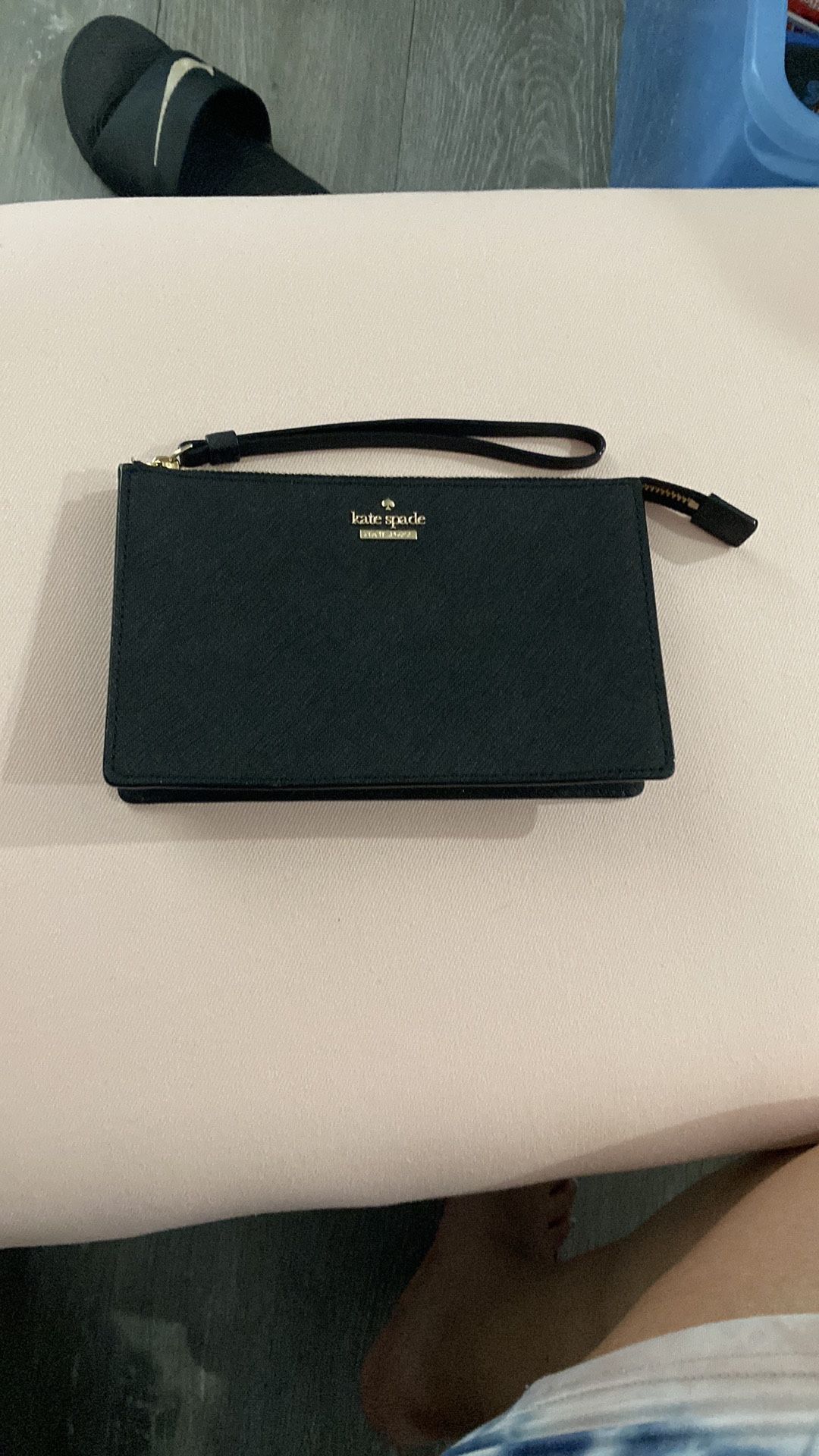 Kate Spade Black Zip Pouch