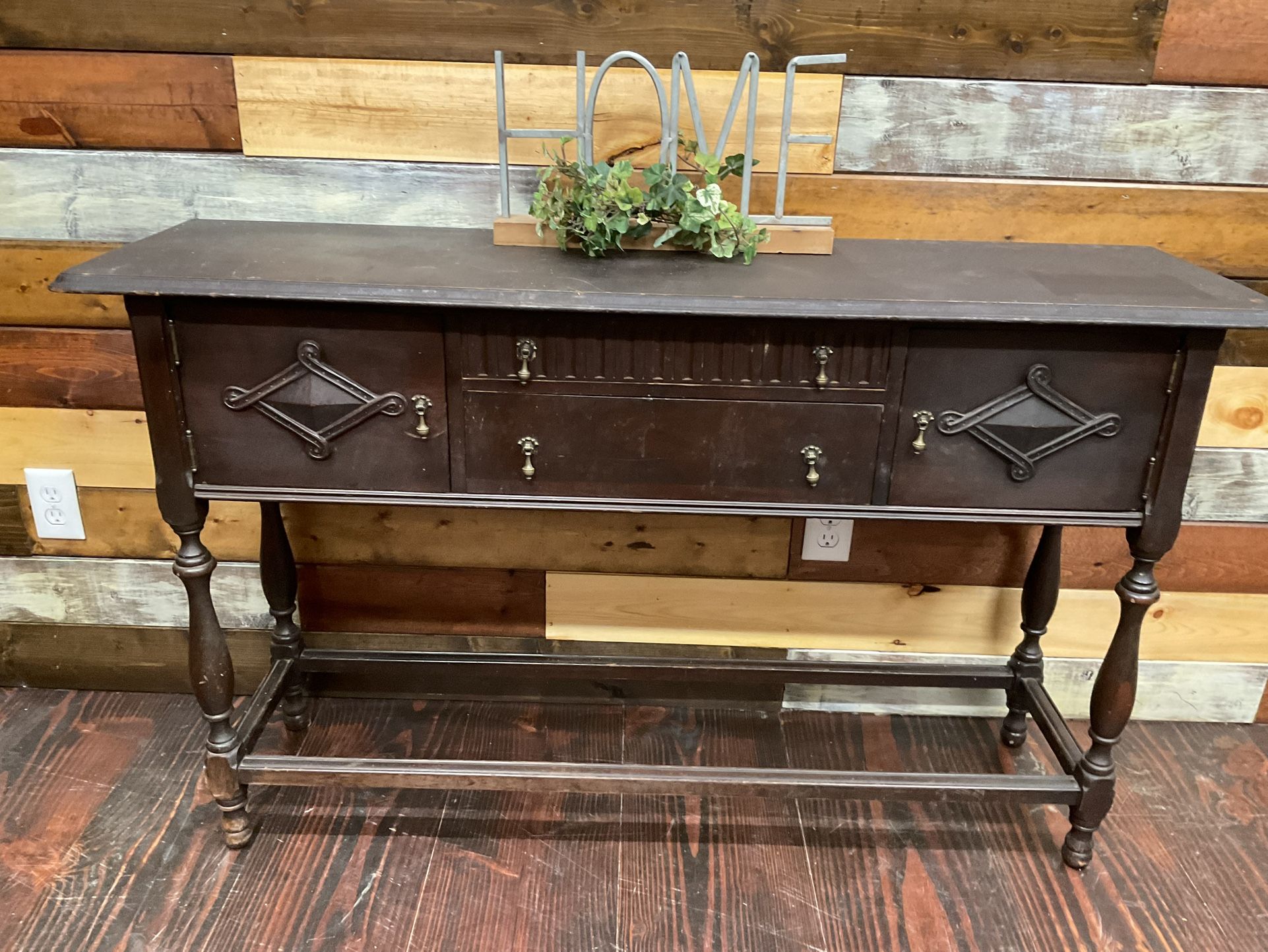 Antique Mahogany Console / Sofa Table