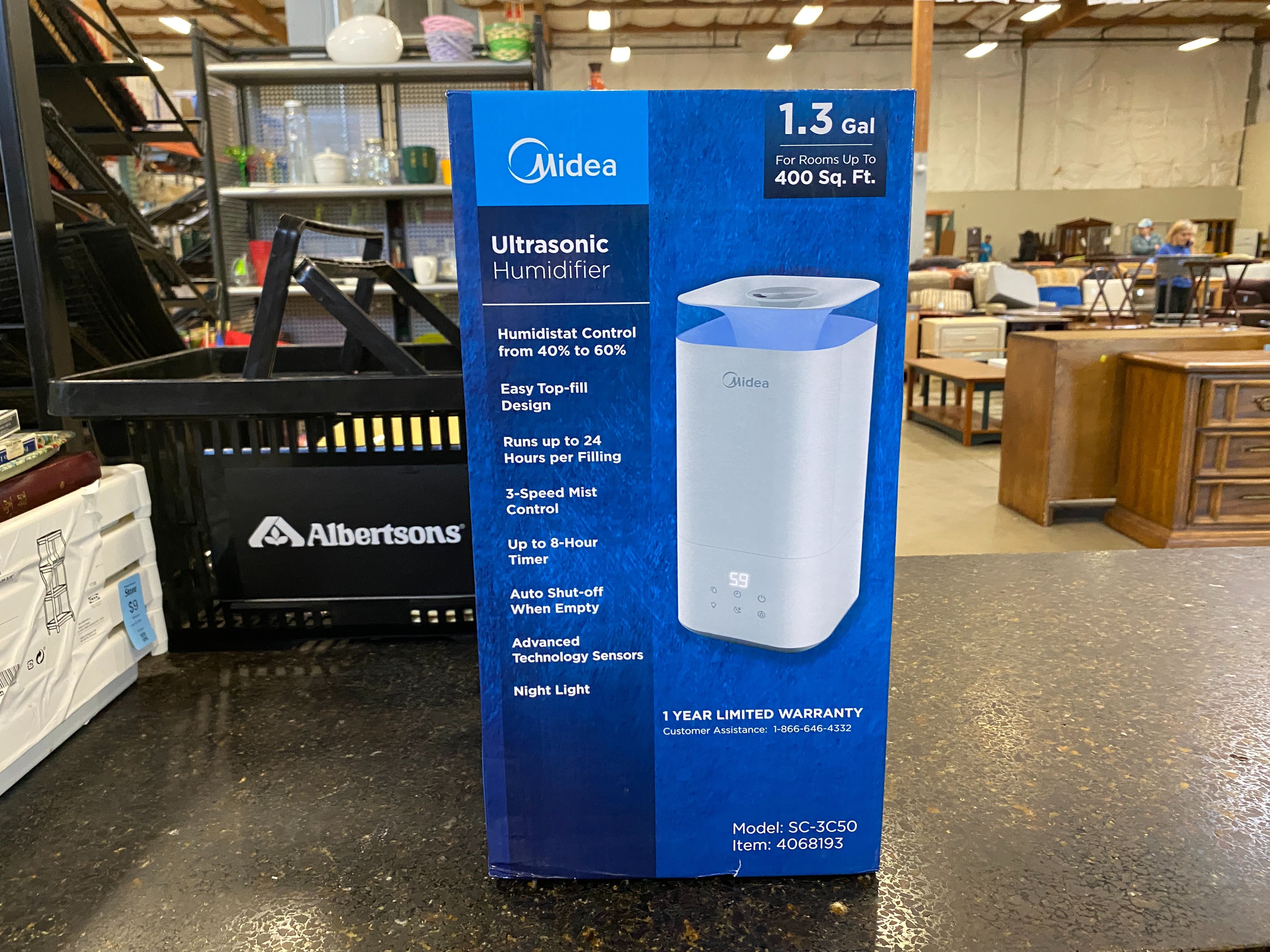 MIDEA UltraSonic Humidifier Model #SC-3C50