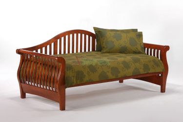 💥HUGE Furniture Sale!💥 Cherry Wooden Daybed W/ Slats! Brand New In Box! $50 Down Takes It Home Today!