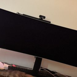 SAMSUNG 49" Odyssey QD-OLED (G93SC) Series Curved Gaming Monitor, 240Hz, 0.03ms, Dual QHD,DisplayHDR