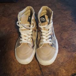 VANS LIGHTNING BOLT HOUNDSTOOTH SHOE  SIZE YOUTH 7