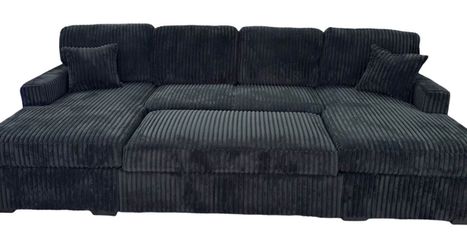 New sectional black