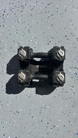 Reebok adjustable dumbbells