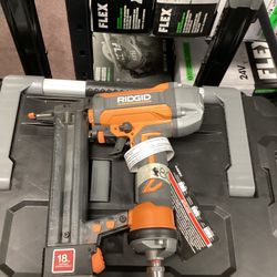 Ridgid 18Ga Narrow Crown  Stapler $80