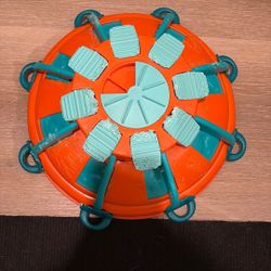 Outward Hound by Nina Ottosson Tower of Treats Level 4 Expert Dog Treat Puzzle for Enrichment, Orange