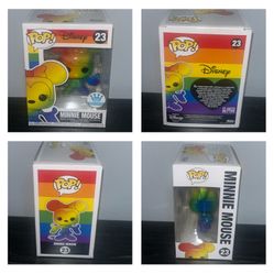 Funko Pop DISNEY Minnie Mouse (Rainbow Pride) Exclusive 