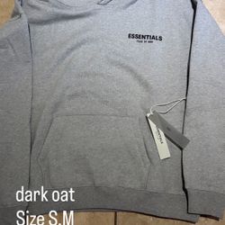 Essentials Hoodie Dark Oat