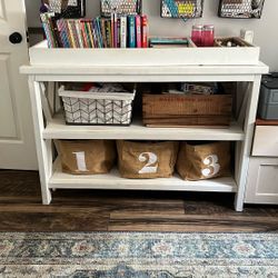Bookcase/changing Table