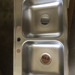 New Dayton 33In. Drop-In Double Sink