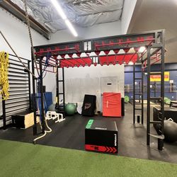 Monkey Bar Rig with pull-up bars