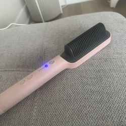 Pink Tymo Hair straightener Brush