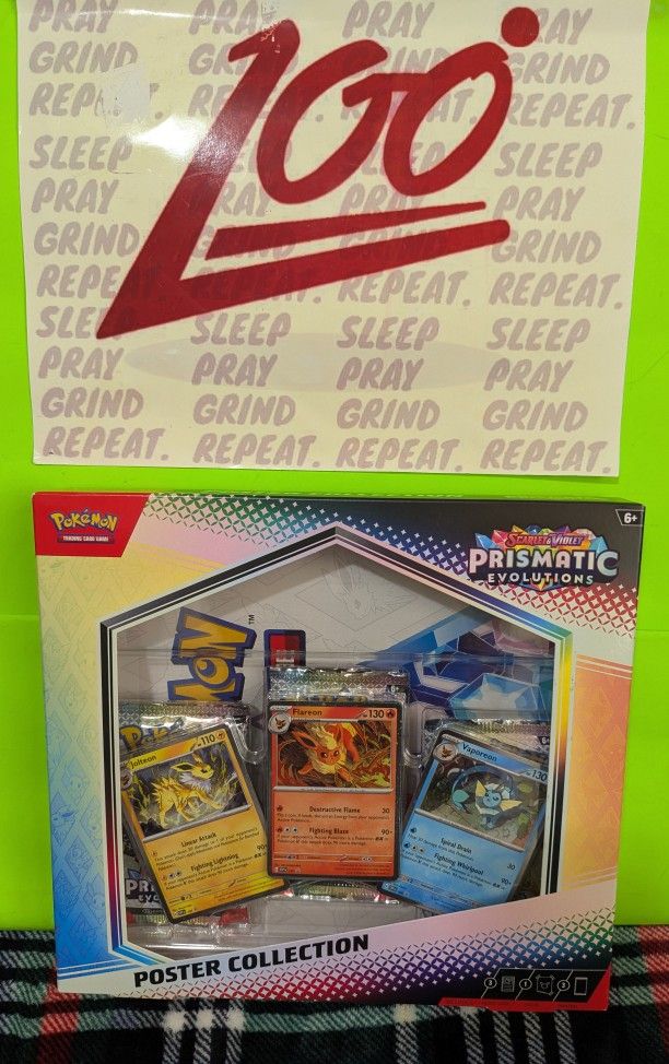 pokemon prismatic poster collection $27 new