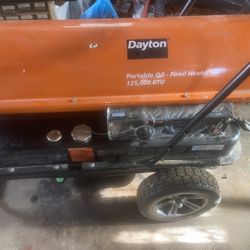 Two Large Torpedo Heaters.  $120.  $80