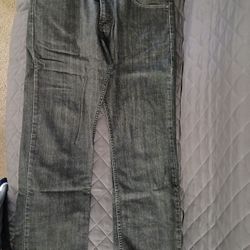 Straight Leg Denim Jeans