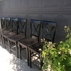 Table Plus 6 Chairs $60 OBO - Glass Top Sold Separately