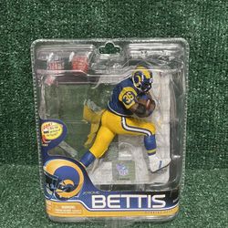 MCFARLANE JEROME BETTIS LA RAMS NFL 26 LEGENDS BLUE VARIANT #606 Of #1000 RARE!
