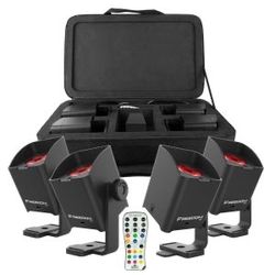 CHAUVET DJ Freedom H1 4 Pack With Case