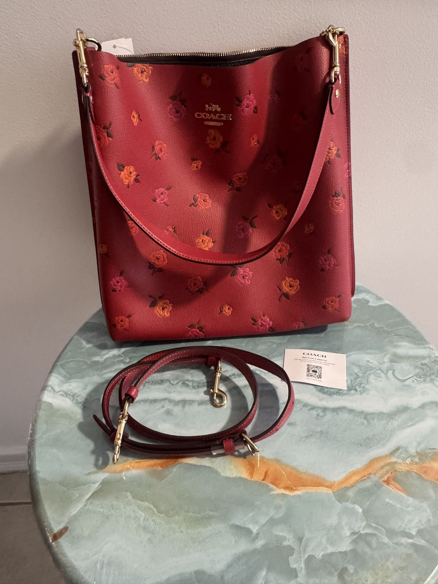 Coach Mollie Bucket Flower Bag- Brand New Authentic 