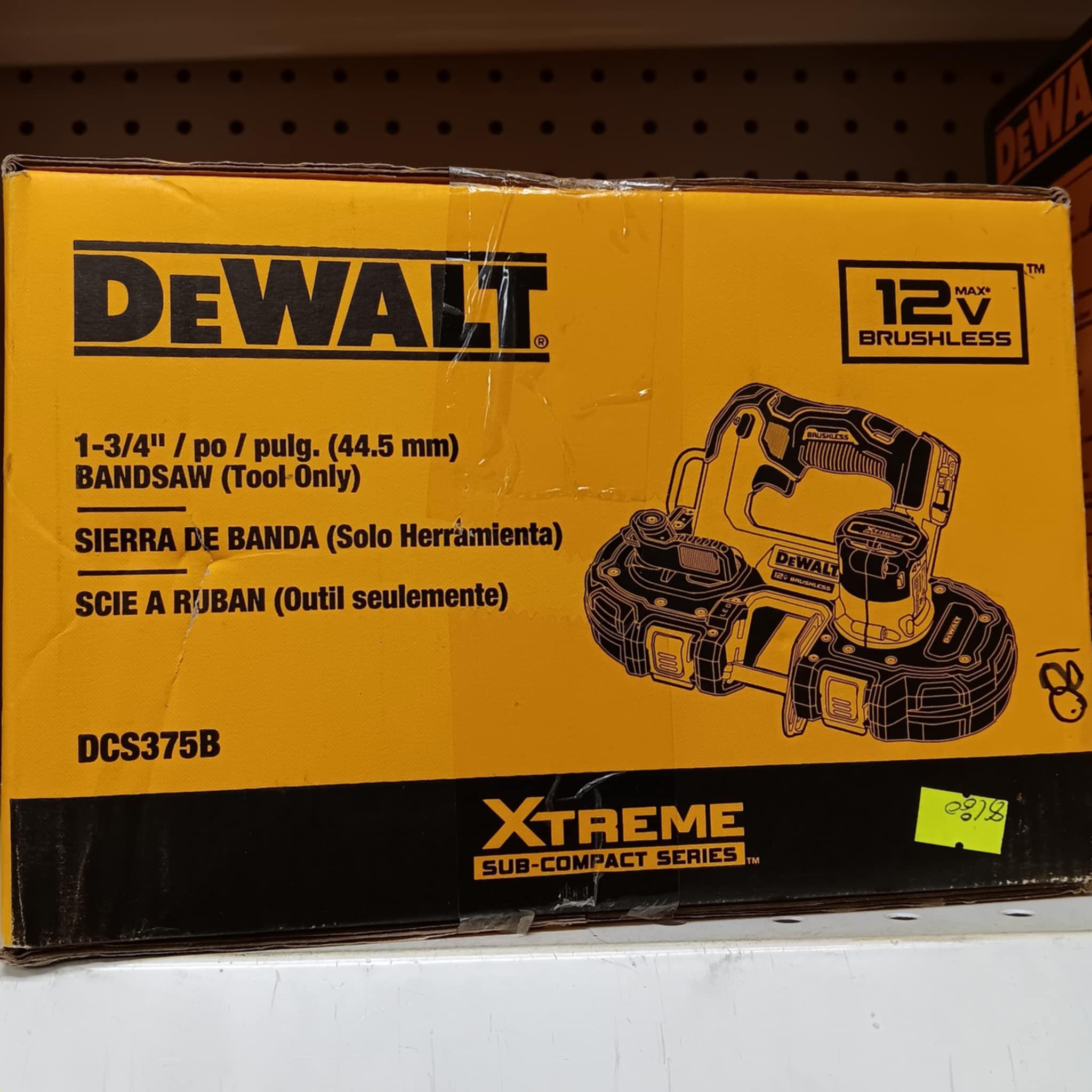 Dewalt New Band Saw 12v Brushless Xtreme 