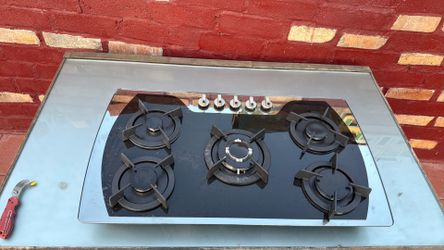Propane  mirror stove 5 burners portable