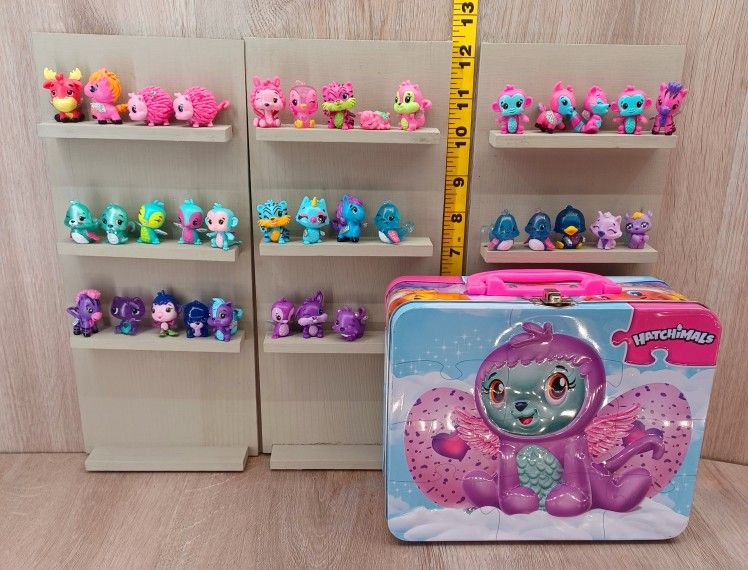 Hatchimal CollEGGTibles With Lunch Box Lot