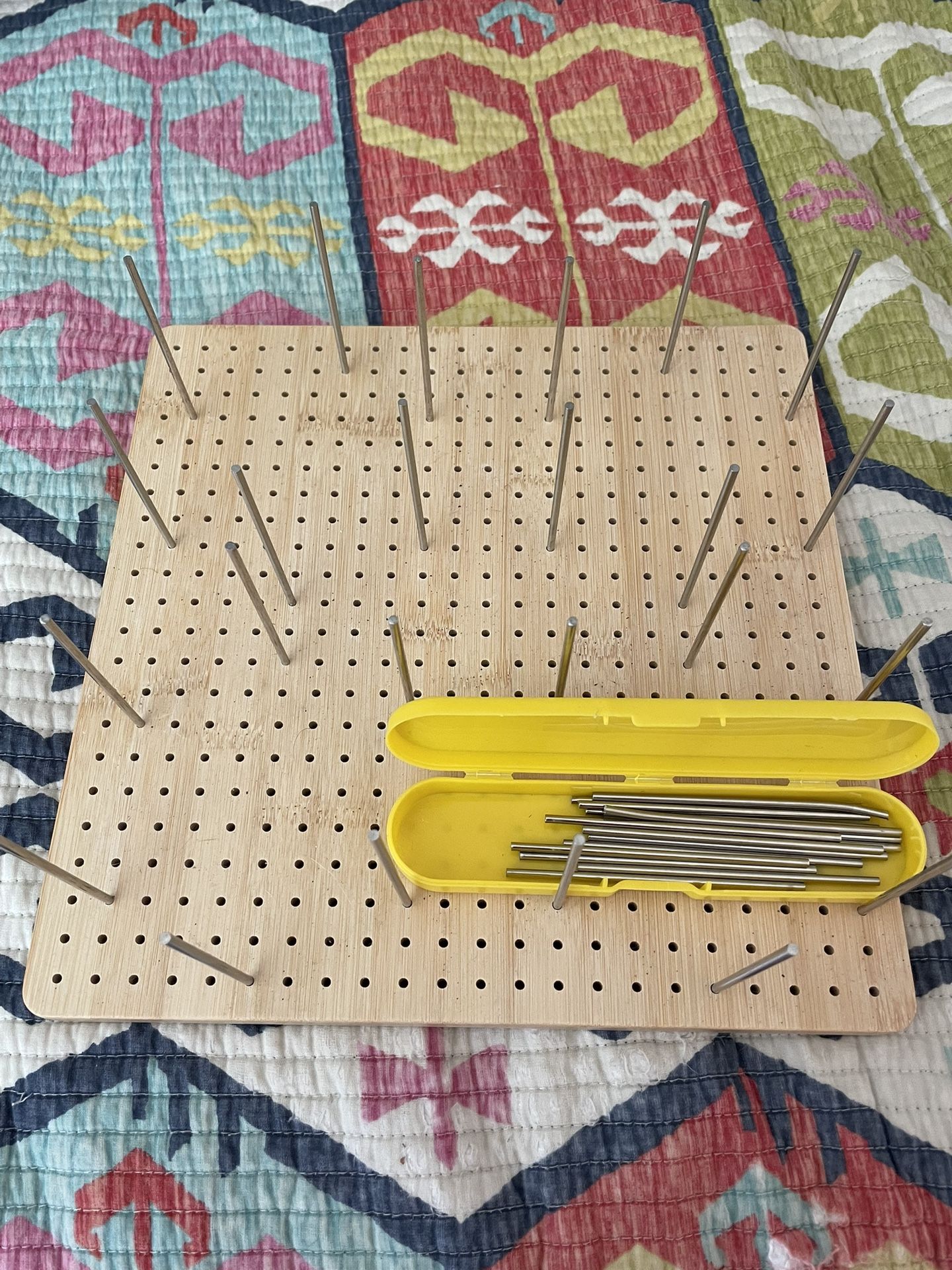 Crochet Blocking Board With Pins