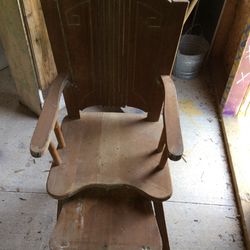 Vintage Wooden Highchair
