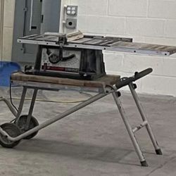 Skilsaw 10” Table Saw w/ Rolling Stand – Works Great!